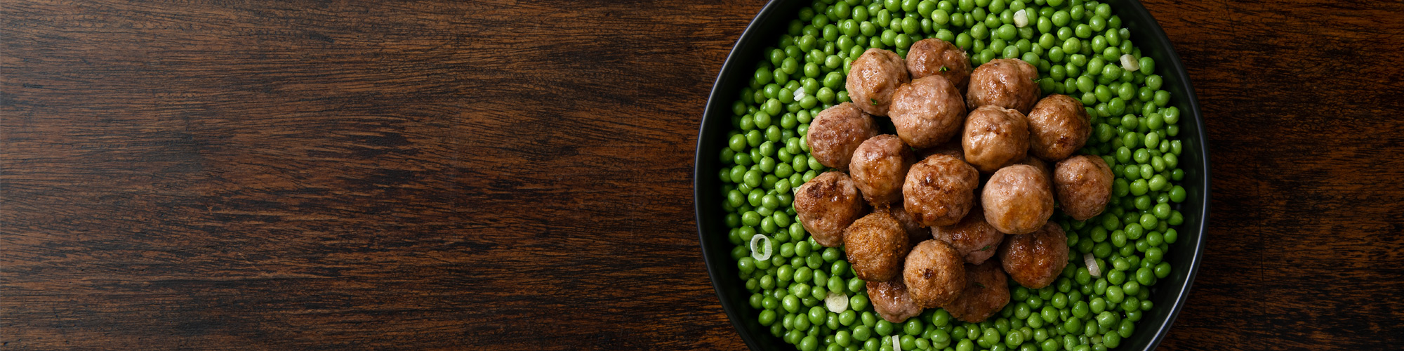  Polpette con piselli e cipollotti – ricetta